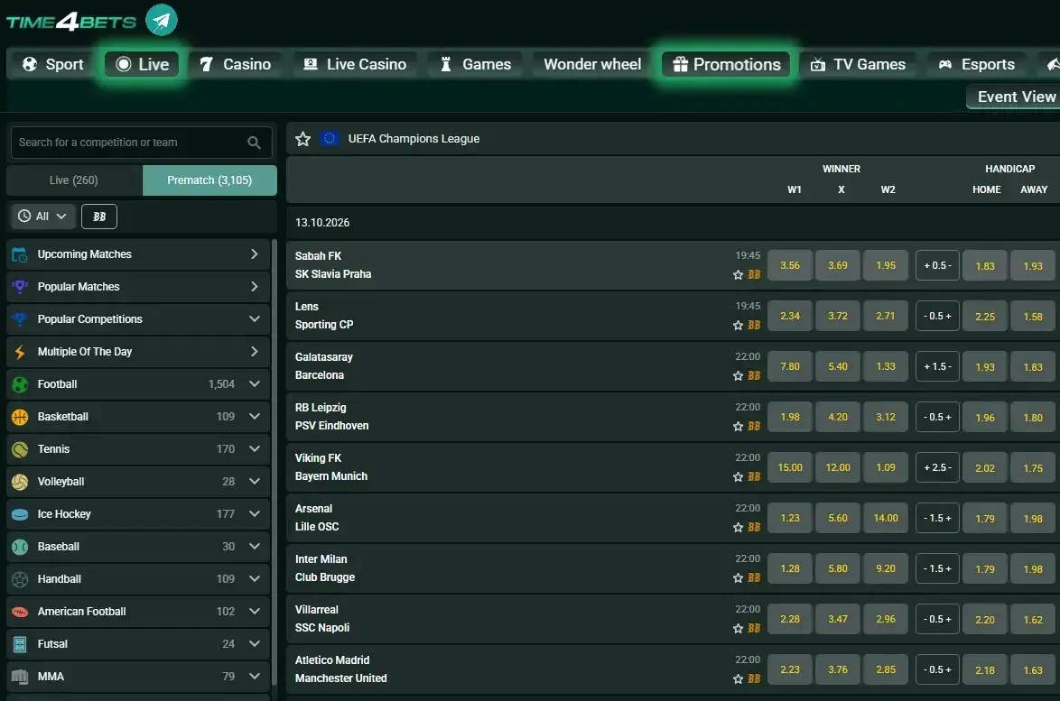 time4bet dubai spots betting