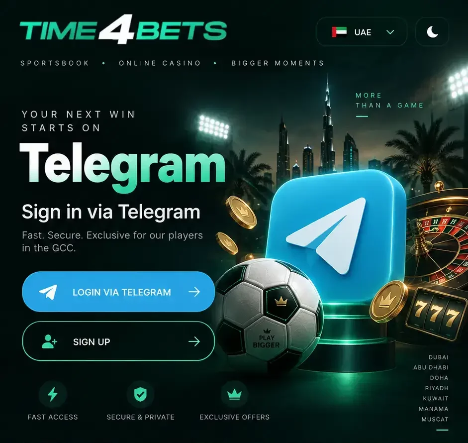 time4bet dubai telegram
